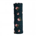 MUSELINA ALGODÓN midnight rose LITTLE UNICORN