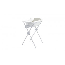 bañera anatómica blanca gris con patas de soporte olmitos