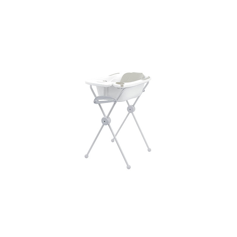 bañera anatómica blanca gris con patas de soporte olmitos
