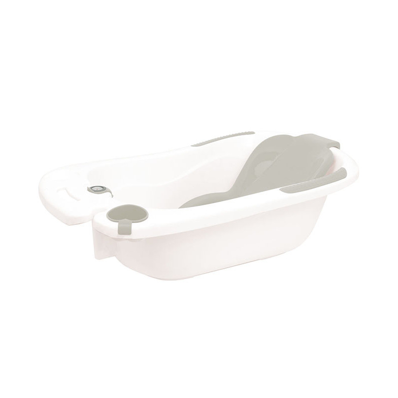 bañera anatómica blanca gris con patas de soporte olmitos