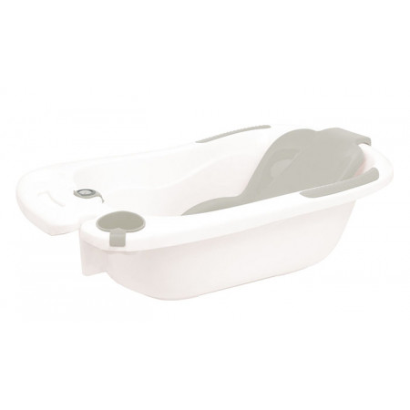 bañera anatómica blanca gris con patas de soporte olmitos