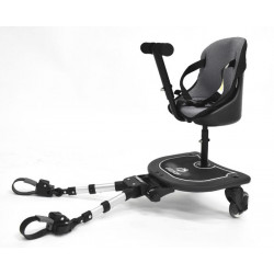 patin universal  roller plus con asiento carbebe