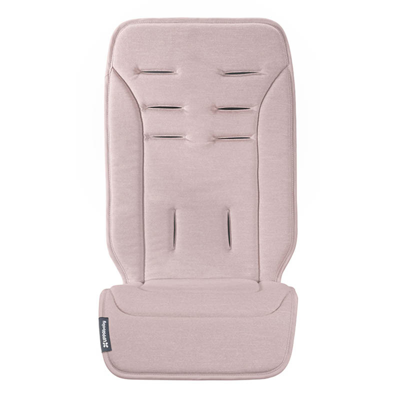 Colchoneta reversible de la marca UppaBaby en el modelo Alice. Lado rosa empolvado