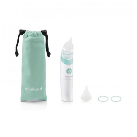 Nasal Care de Miniland con funda protectora y puntas de silicona.