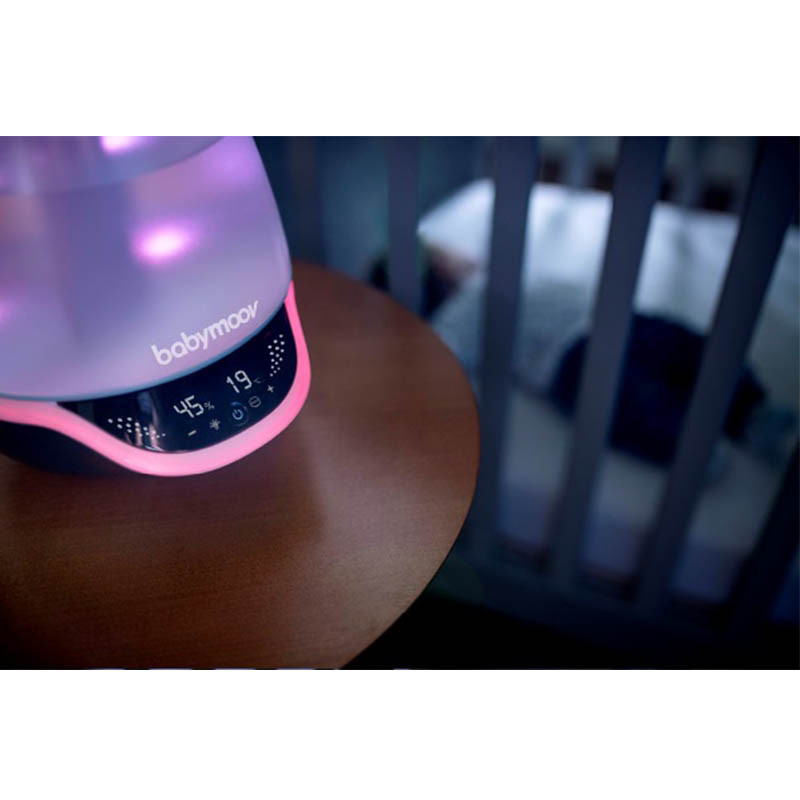 Babymoov Humidificador Hygro Plus con lámparita multicolor.