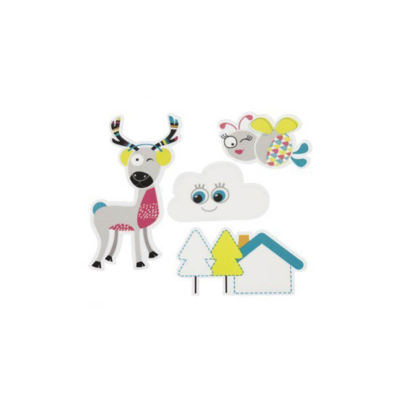 Badabulle Set de 2 parasoles para coche personalizables