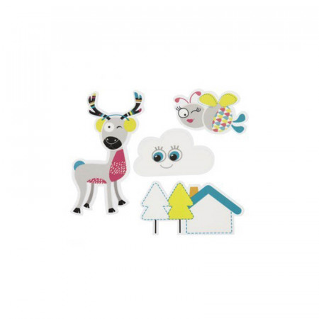 Badabulle Set de 2 parasoles para coche personalizables