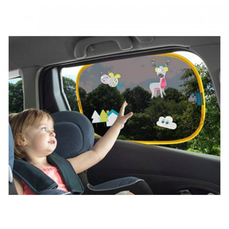 Badabulle Set de 2 parasoles para coche personalizables