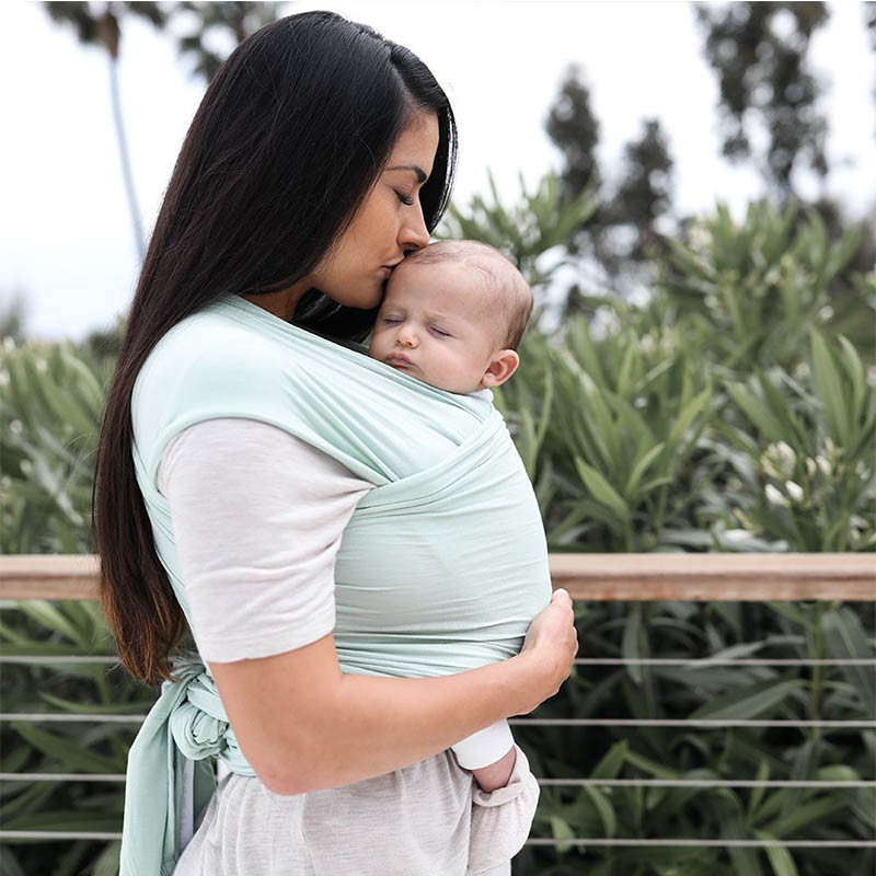 ergobaby AURA Fular portabebe en el color salvia
