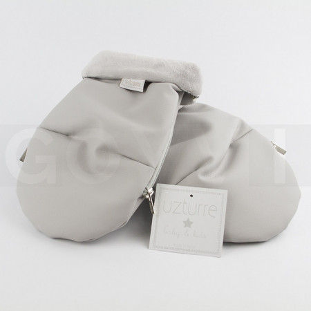 Uzturre Manoplas polipiel exterior gris interior gris