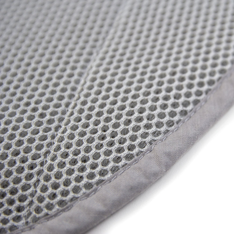 cybex colchoneta de verano detalle tejido transpirable gris