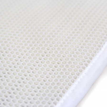 cybex colchoneta de verano detalle tejido transpirable blanco