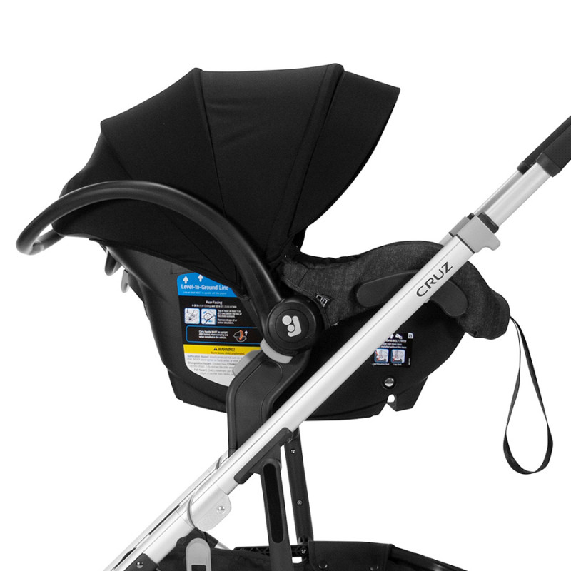Imagen con un grupo 0 de maxi cosi Uppababy adaptadores superiores.