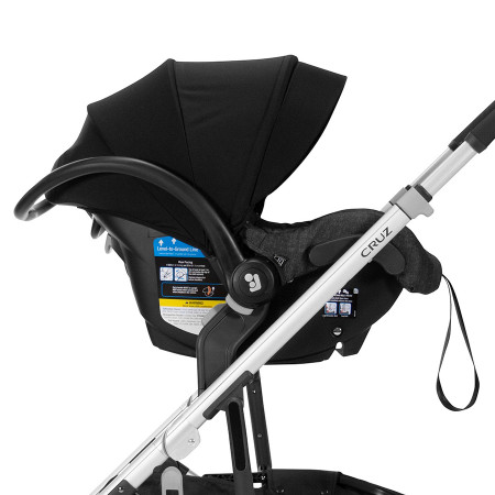 Imagen con un grupo 0 de maxi cosi Uppababy adaptadores superiores.