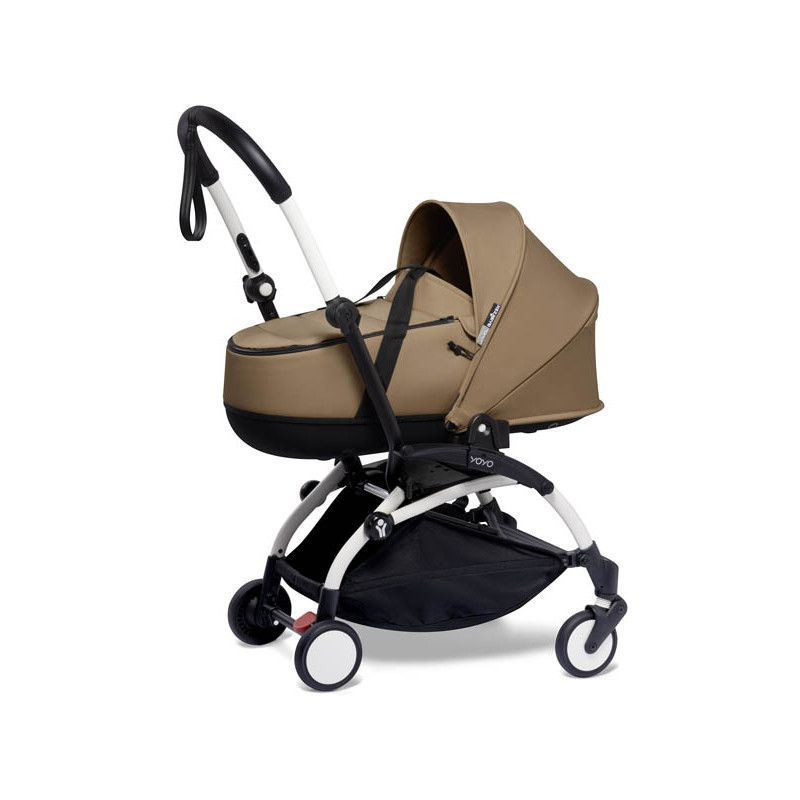 bassinet color toffee chasis blanco