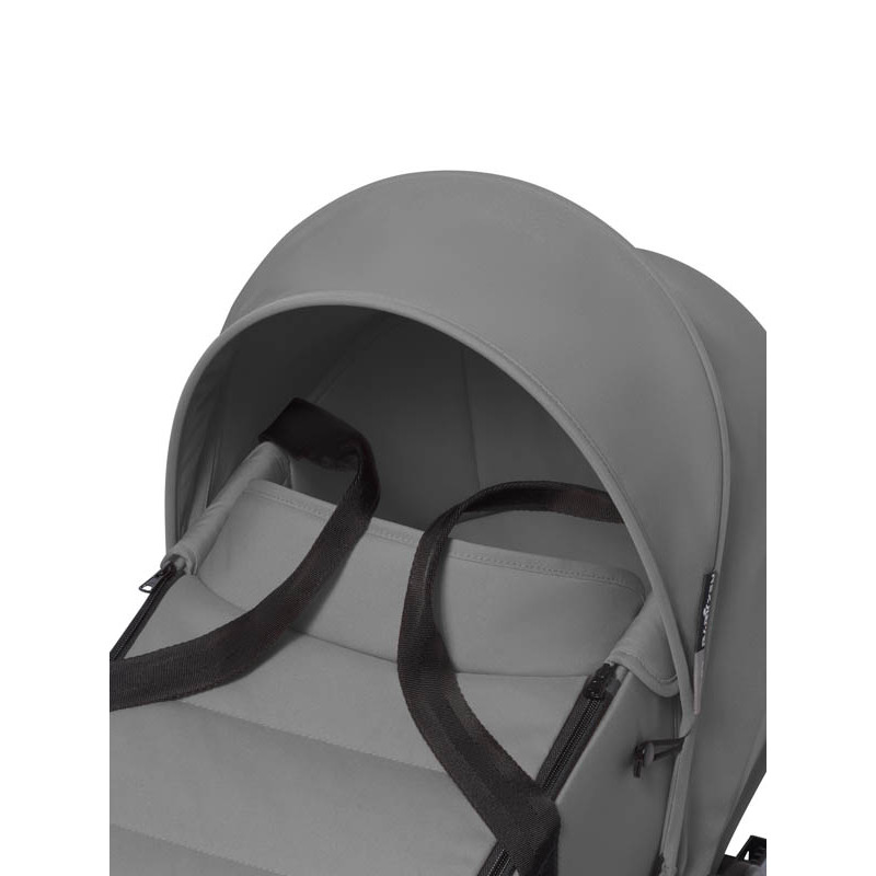bassinet color gris chasis negro