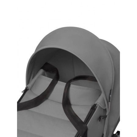 bassinet color gris chasis negro
