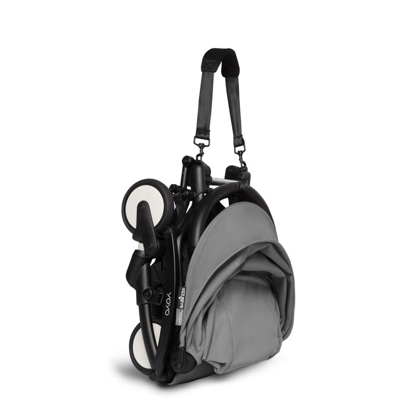 yoyo³ silla plegada color gris chasis negro