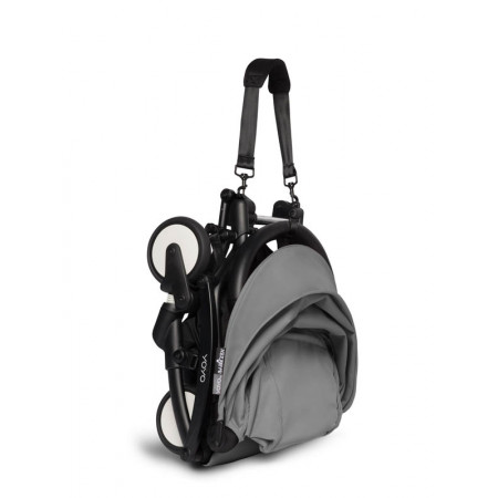 yoyo³ silla plegada color gris chasis negro