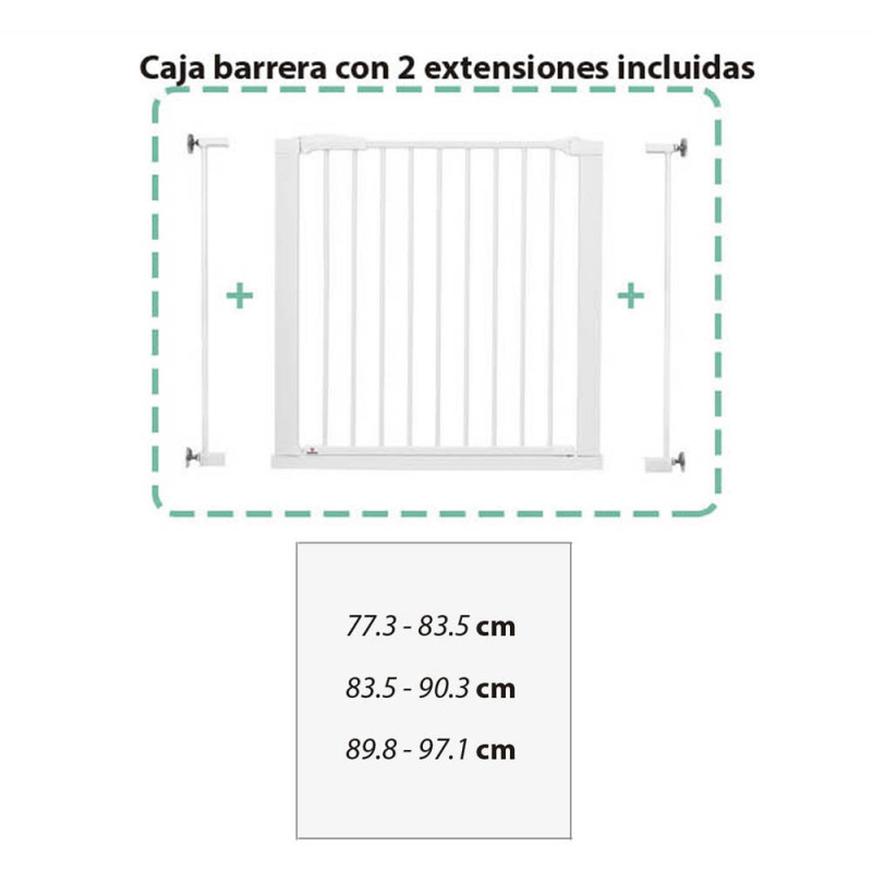 Babydan Barrera De Puerta Seguridad Anne | GOYVI.es