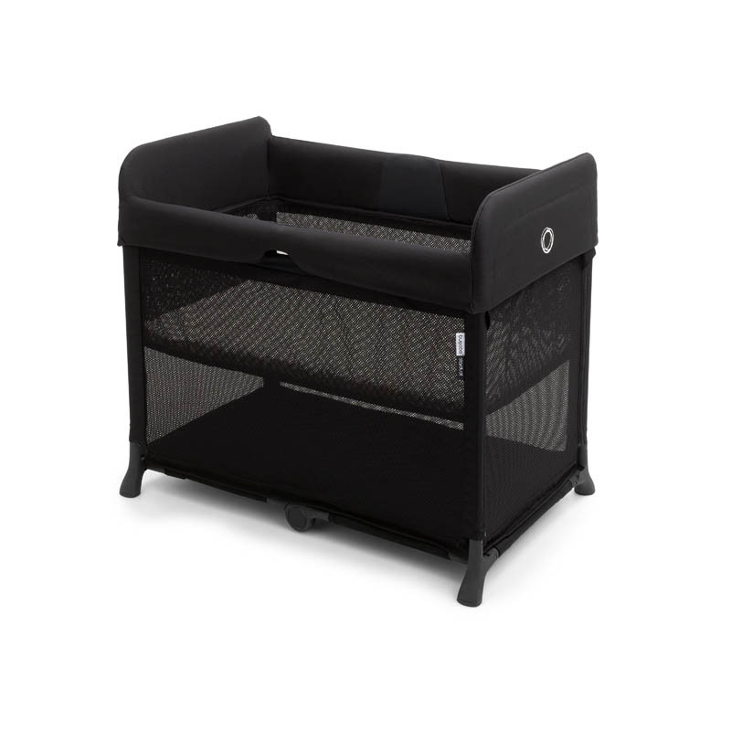 cuna de viaje stardust de bugaboo en negro