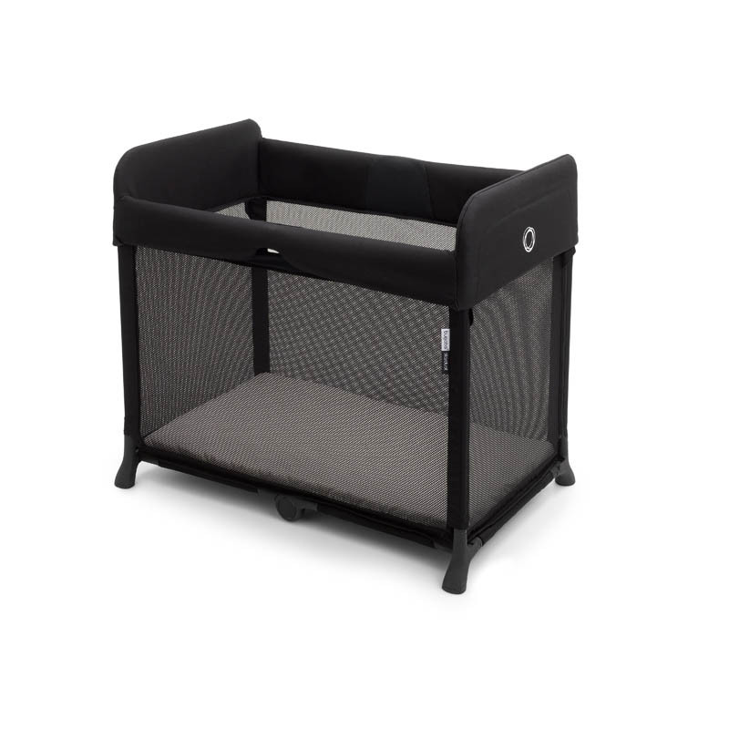 cuna de viaje stardust de bugaboo en negro