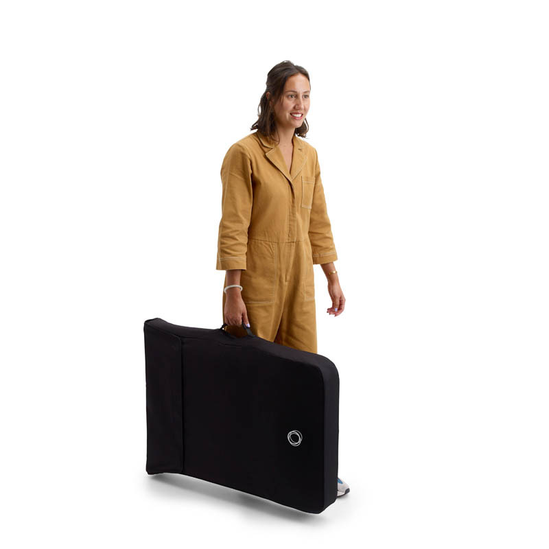 cuna de viaje stardust de bugaboo en negro
