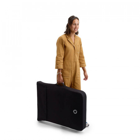 cuna de viaje stardust de bugaboo en negro