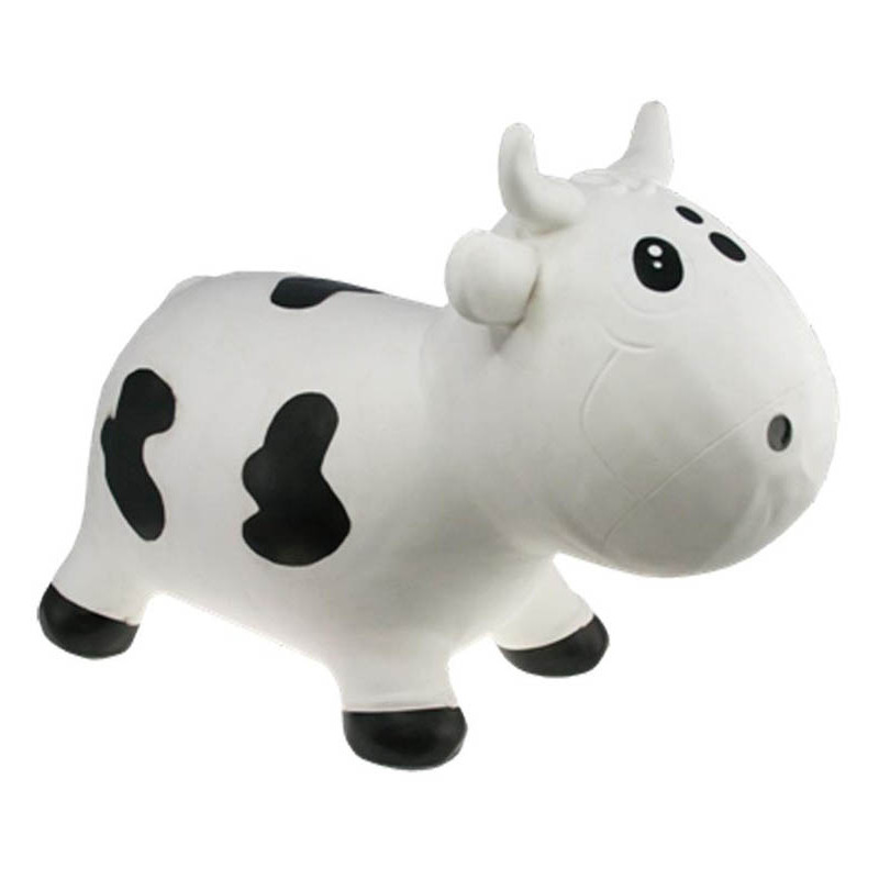 vaca hinchable de kidzzfarm blanca