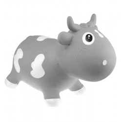 vaca hinchable de kidzzfarm blanca 2