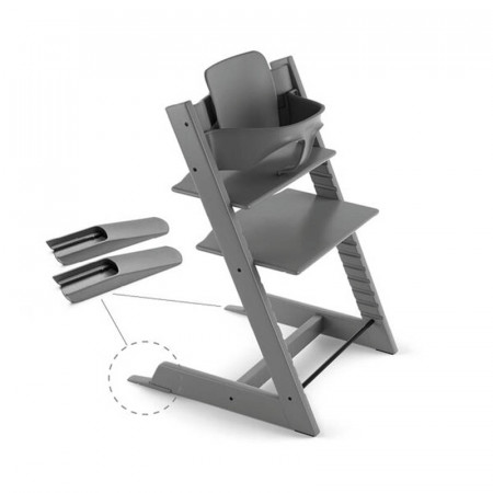 baby set para tripp trapp de stokke en color storm grey