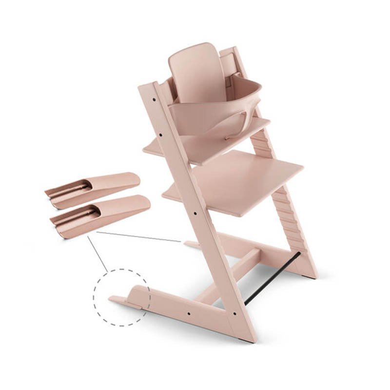 baby set para tripp trapp de stokke en color serene pink