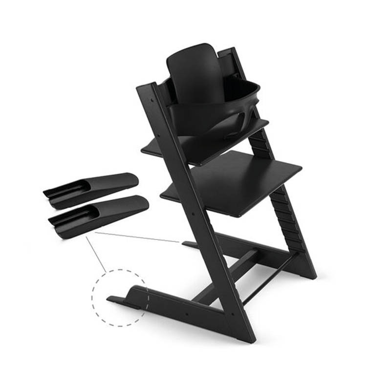 baby set para tripp trapp de stokke en color negro