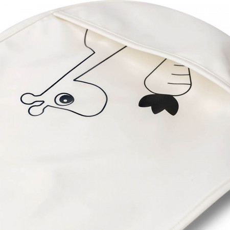 pack de 2 baberos deer friends de donde by deer en color gris/beige
