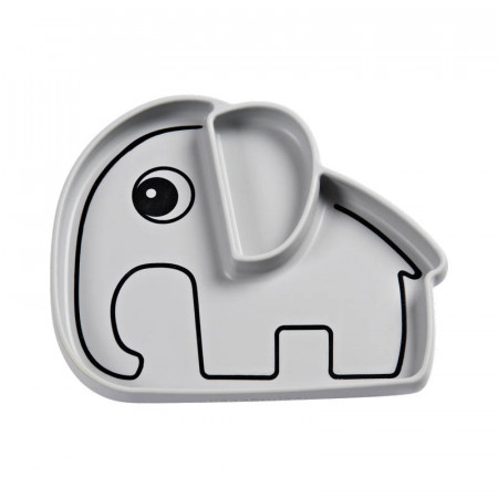 plato de silicona elphee de done by deer en color grey