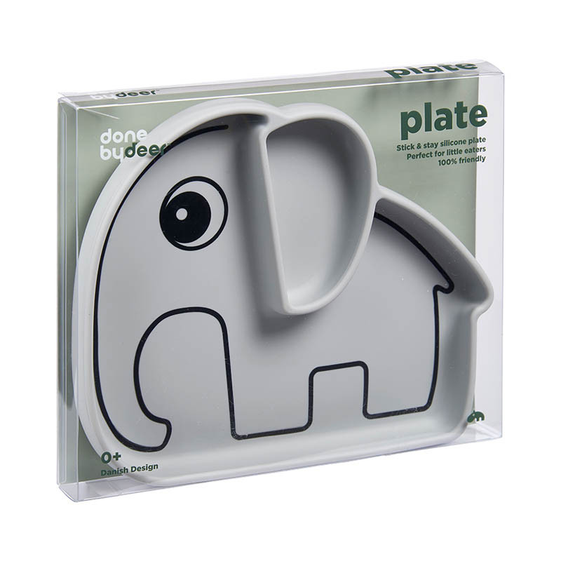 plato de silicona elphee de done by deer en color grey