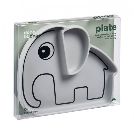 plato de silicona elphee de done by deer en color grey