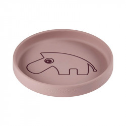 plato de silicona de done by deer en light blue 2