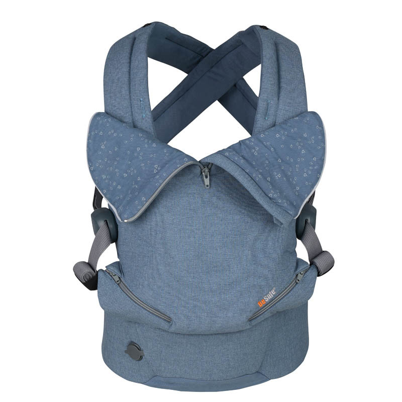 mochila portabebes haven de besafe en el color cloud premium leaf