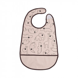 babero contour de done by deer en color grey 2