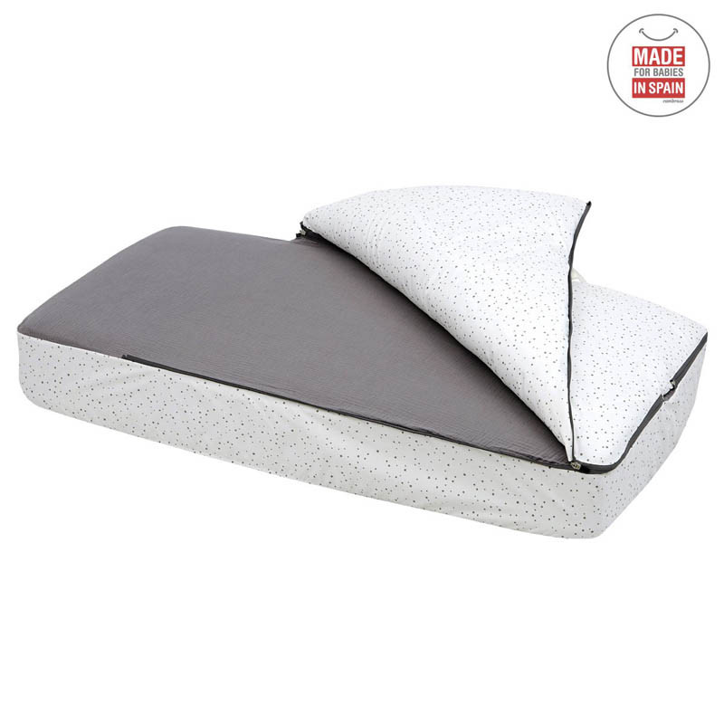 SACO DE CUNA ASTRA DE CAMBRASS EN COLOR gris