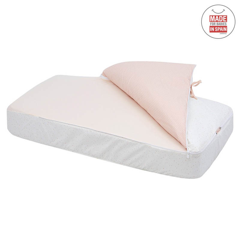 SACO DE CUNA ASTRA DE CAMBRASS EN COLOR rosa