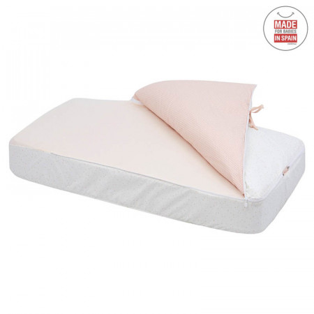 SACO DE CUNA ASTRA DE CAMBRASS EN COLOR rosa