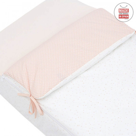 SACO DE CUNA ASTRA DE CAMBRASS EN COLOR rosa