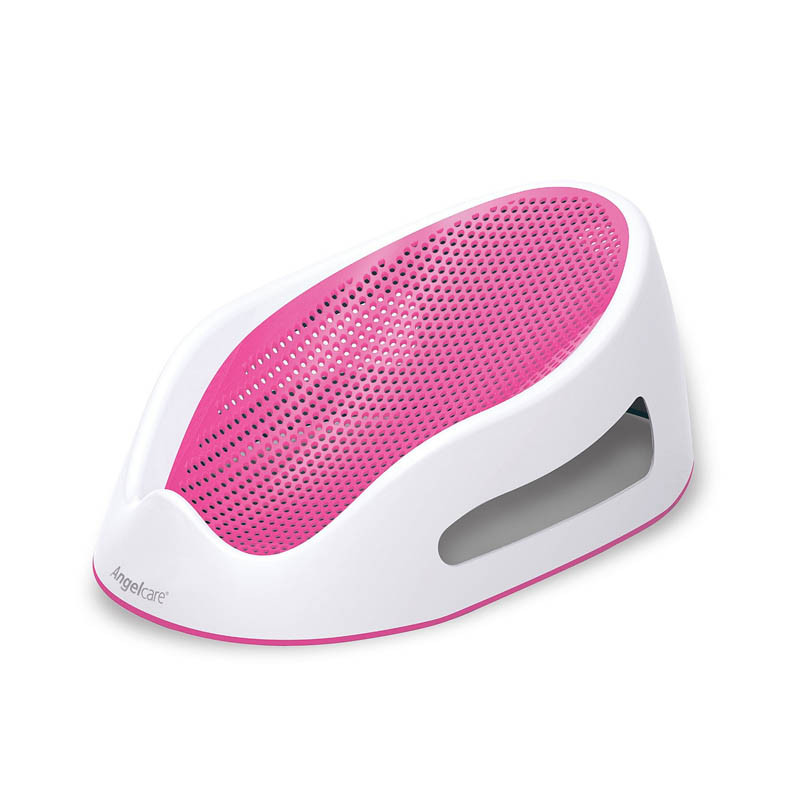 hamaca bath support de angel care en el color rosa