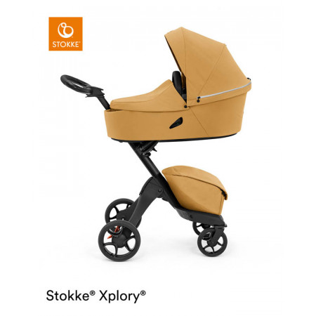 capazo para silla de paseo xplory x de stokke en color golden yellow