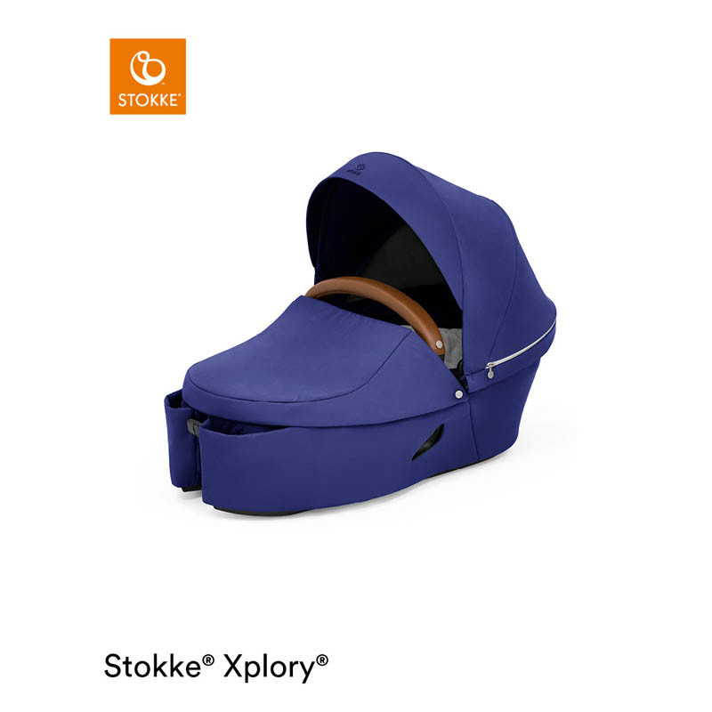 capazo para silla de paseo xplory x de stokke en color royal blue