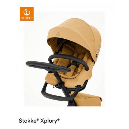 silla de paseo xplory x de stokke en el color golden yellow