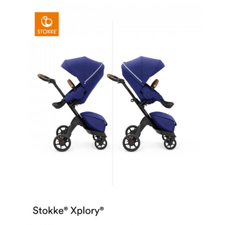 silla de paseo xplory x de stokke en el color royal blue