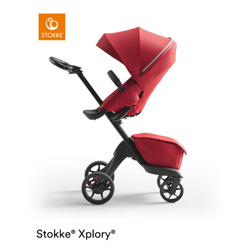 silla de paseo xplory x de stokke en el color ruby red